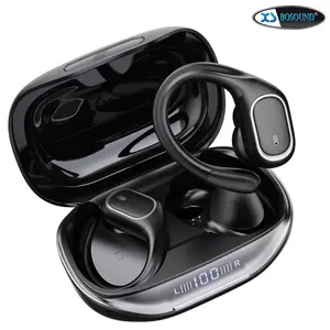 RythmWave T16 Wireless Earbuds Bluetooth 5.3 Headphones, Call ENC Noise Cancelling Mic, 45Hrs Playtime App Customize EQ IPX7 Waterproof LED Digital Display Premium Sound Headset