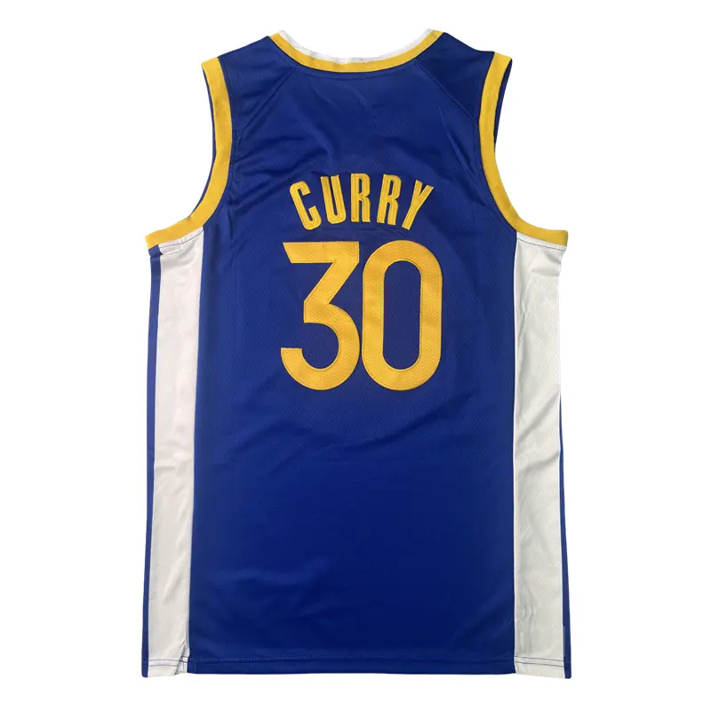 Stephen Curry stitched Basketball Jersey Royal 2025