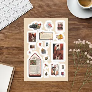 Sticker sheet: Foraging for Rose Hips