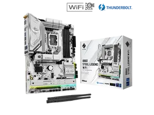 ASRock B860 Steel Legend WiFi LGA 1851 Intel B860 SATA 6Gb/s DDR5 ATX Motherboard