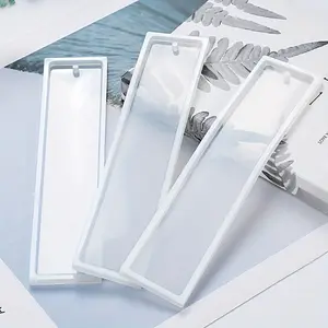 1pc/3pcs DIY Rectangular Crystal Epoxy Resin Bookmark Silicone Mold - Perfect for Creative Thanksgiving Crafts, Kitchen & Dining Decor