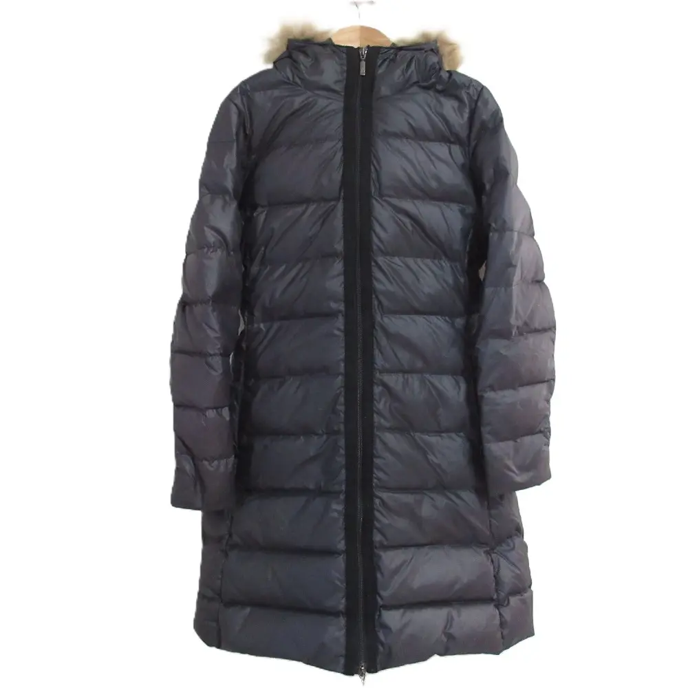 Pre-owned MONCLER Polyester Small Leather Goods NANTESFUR Hooded Down Coat