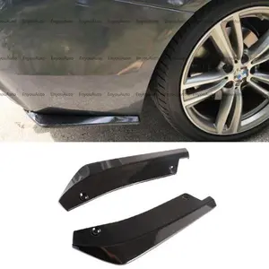 For BMW X1 X2 X3 X4 X5 X6 X7 Rear Bumper Lip Splitter Diffuser Glossy Black