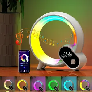 Kids Night Light Wake-Up Lamp, Simulation Sunrise Alarm Clock Environment Light, Sleep Aid Noise Machine with Remote Control & APP
