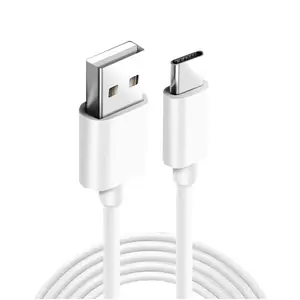 USB-A to USB-C Fast Charging and Syncing Cable | 3.3 Ft White Fast Charging and Syncing Cable for iPhone