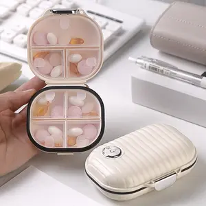 Portable Pill Organizer Waterproof Sealed Weekly Seven Days Medicine Divider Three Meals a Day Mini Carry-On Box