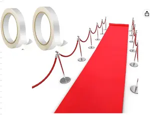 [CZNT] 1* Wedding Expo Opening: One roll of disposable red carpet + 2 double-sided tapes (carpet size: 0.8*5 meters; thickness: 80gsm)