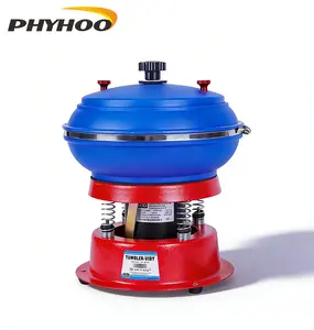 110V Vibratory Jewelry Polisher Tumbler – 3kg Capacity 8" Vibration Finisher for Gold, Silver & Deburring