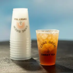 Cane Brew Frosted Party Cups - Customizable Design, Ideal for Various Events, High-Quality Frosting, Ideal for Hosts and Guests