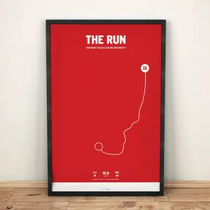 Nebraska Tommie Frazier The Run Print, Poster No Frame, Home Decor, Wall Art