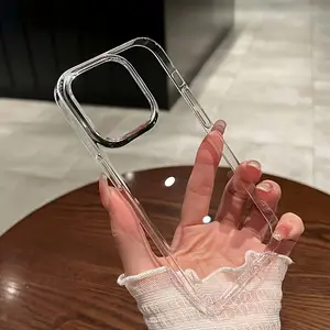 Transparent ultra-thin hard case phone, anti-yellowing, compatible with iPhone 17 16, 15, 14, 13, 12, and 11 series, specially designed for iPhone users