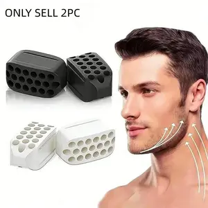 Silicone Jaw Exerciser, Facial Shaper, Chin Line Fitness Bite Ball, Lingpeng Neck Shaping Device, Face Beauty Tool, Double Chin Exercise