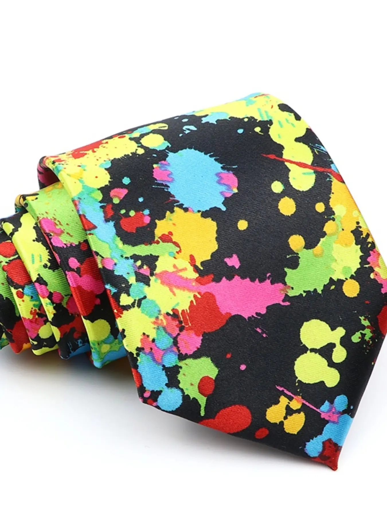 Men's Fashion Piano Key & Note Tie Design, Casual Street Style Party Wear, Stylish Accessory, 8cm Width, Perfect for Daily Use, Casual Boho Tie