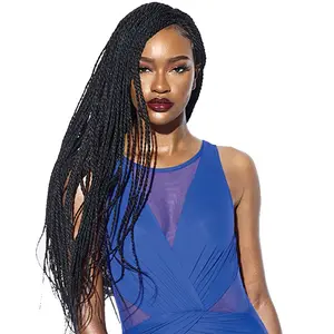 Sensationnel Cloud9 Ruwa Synthetic 4x4 Swiss Lace Front Wig - SENEGAL TWIST 32"