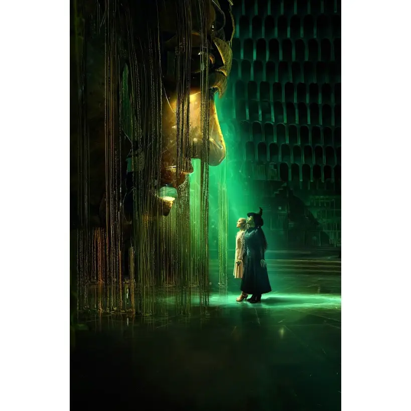 Wicked 2024 Movie Poster 24x36 - Broadway Musical Fantasy Drama Iconic Character