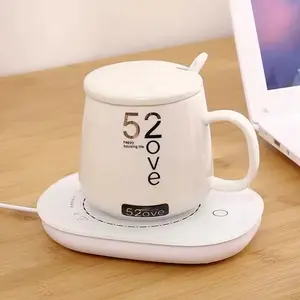 Electric Heated Coffee Mug Heating Coaster for Home Office - Tableware
