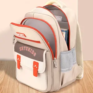 School Backpacks for Girls, Cute Rainbow Simple Modern Backpack, Multi-Pockets Kindergarten Backpack for Girls, Kids, Toddler, Elementary Preschool