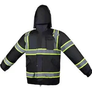 Black Safety Waterproof Jacket