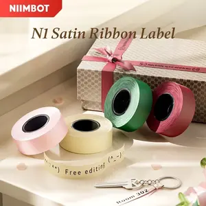 4 Rolls N1/b18 Ribbon Set, Multiple Ribbons for Gifts, Weddings, Parties, Crafts, Durable Design, Ideal for Niimbot N1 B18 Label Printer