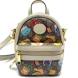 Pre-owned GUCCI Canvas Backpacks Pikarar GG Supreme Backpack