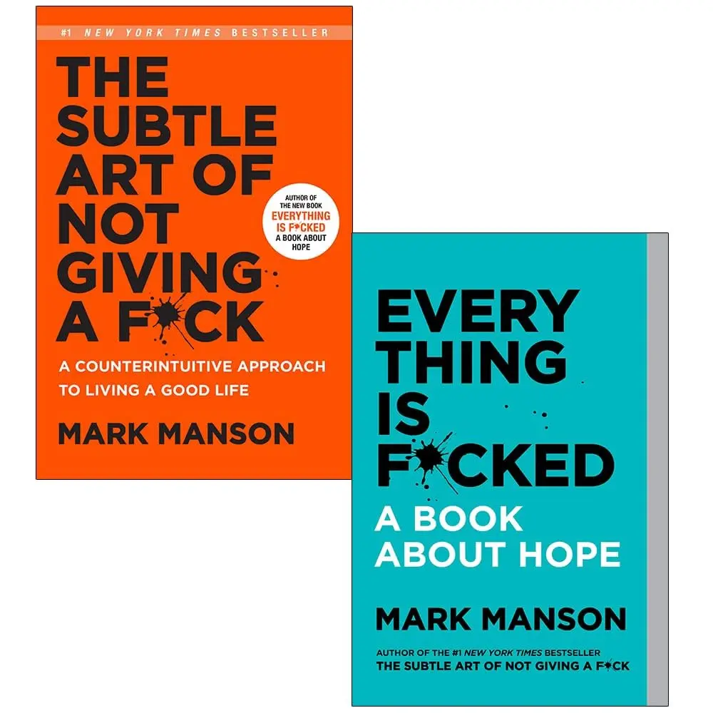 Mark Manson Collection 2 Books Set (The Subtle Art of Not Giving a F*ck, Everything Is F*cked) Book