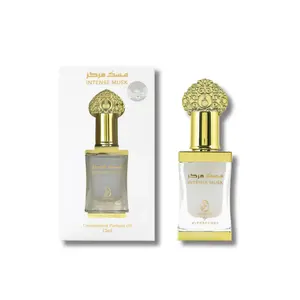 Arabiyat Intense Musk Concentrated Perfume Oil 0.40 FL.OZ For Unisex Aromatic Woody Fragrance Creamy Sweet Musky