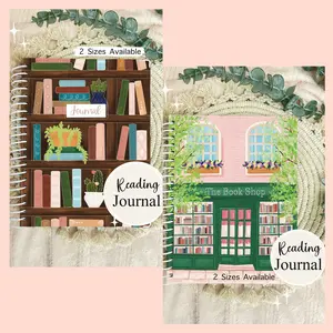 Reading Journal - Bookish Gifts for Book Club - Ideal for Journalling and Reflection