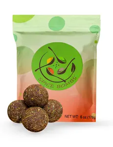 Spice Bombs Lab Universal Seasoning 4 Pack - Versatile Spice Mix for Any Dishes - Chef Made, Easy to Use, Full of Flavor, Mess Free