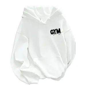 Women's Black "Gym Therapy" Graphic Oversized Hoodie - Hot-Selling Casual Top for Relaxed Active Style Looks, Perfect for Gym & Daily Wear, Trendy Pick with Bold Typography Print & Comfortable Soft Fabric