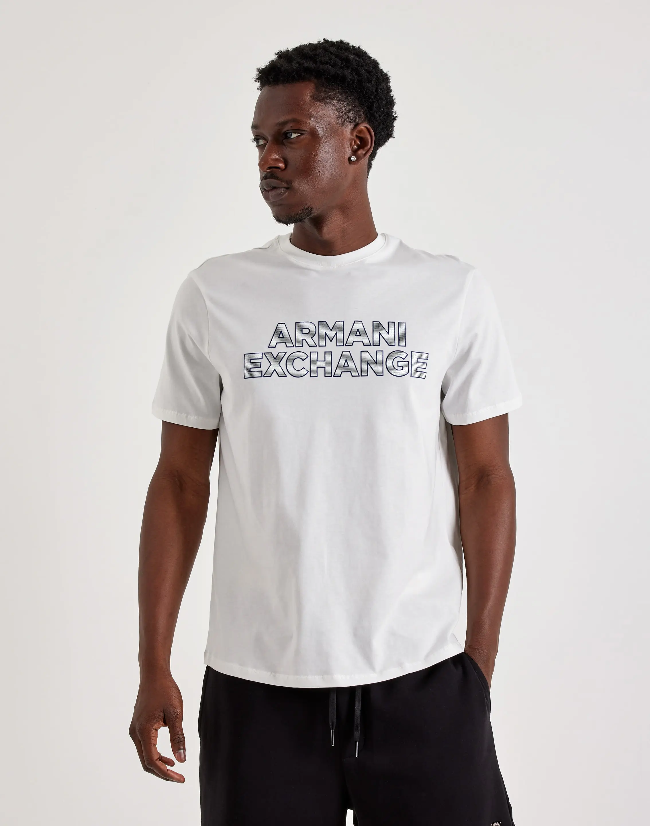Mens Armani Exchange Elevated Logo Tee