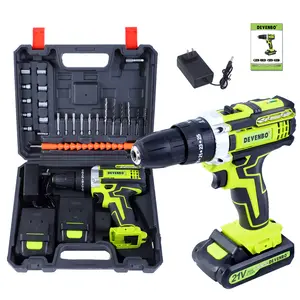 2 batteries+toolbox(electric drill)