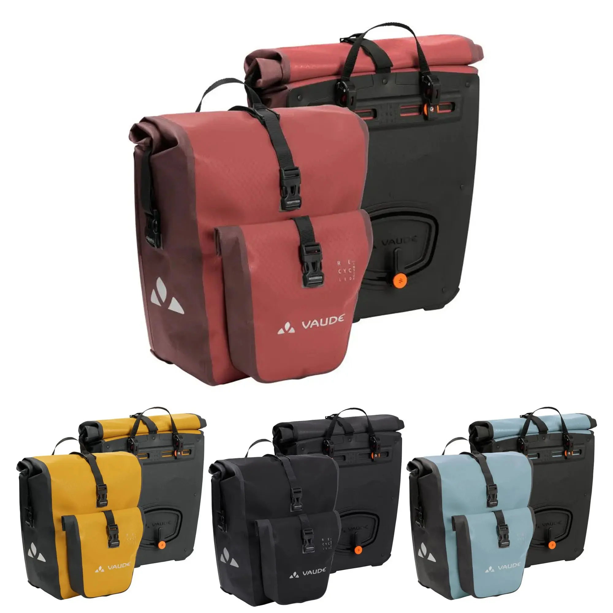 Vaude Aqua Back Plus Waterproof Biking Bags - Certified with Vaude Green Shape Eco-Label for Cycling Adventures
