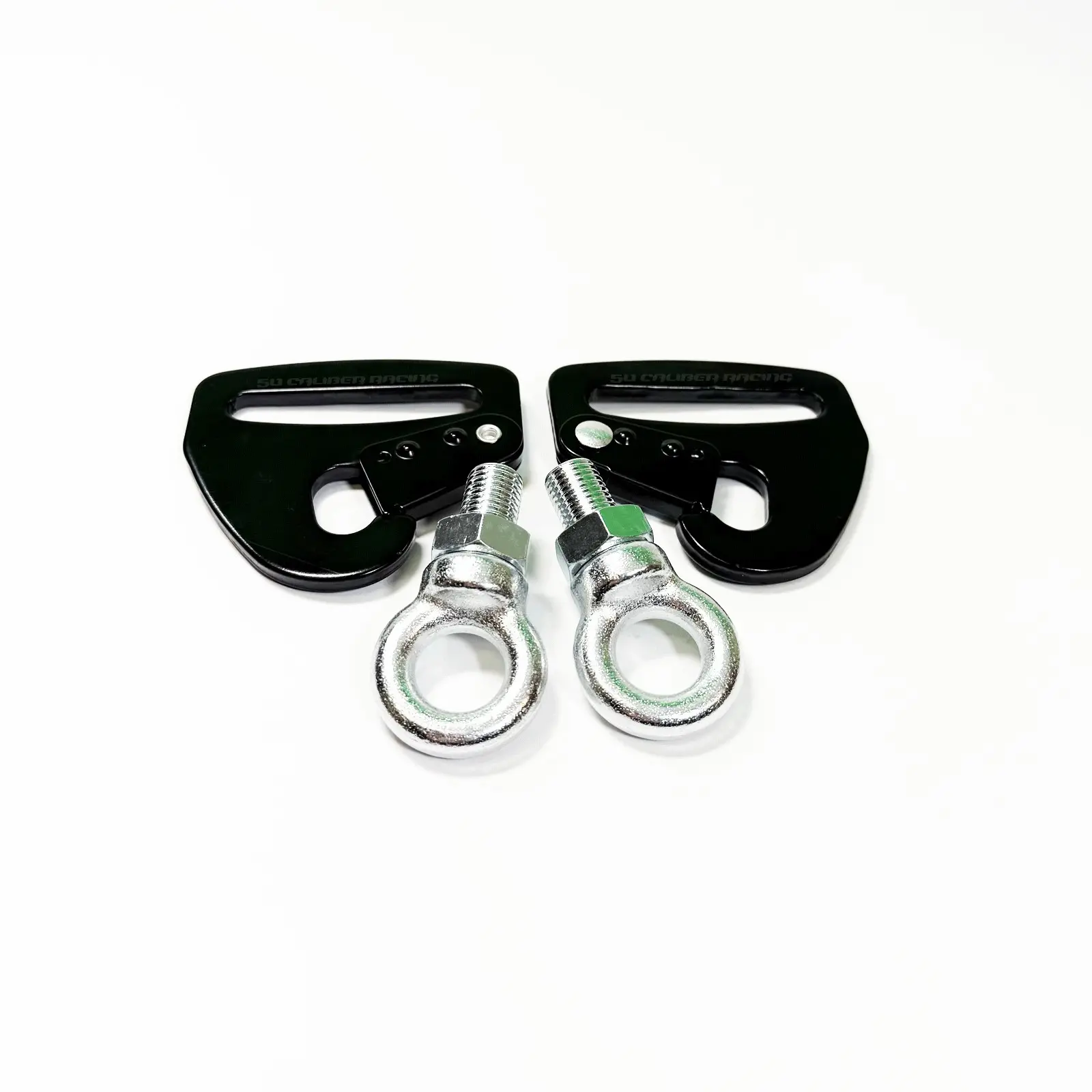 50 Caliber Racing Quick Release Harness Mount for 4-6 Point Harnesses Durable Secure Lightweight Easy Install with 2 Eyebolts 2 Nuts 2 Clips