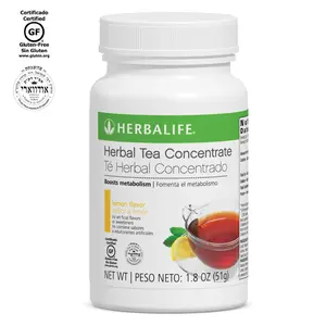 Herbalife Herbal Tea Concentrate Lemon 1.8 oz Gluten-Free Daily Hydration & Wellness Supplement with Green Tea Extract & Caffeine