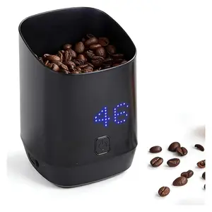 Digital Coffee bean Dosing Cup with LED Display, 0.1g High Precision Espresso Scale for Coffee Beans & Grounds, Touch Sensor Brewing Accessory for Espresso & Pour Over, Ideal for Coffee Lovers, Coffee Tools