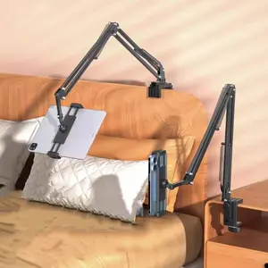 Tablet Stand,iPad Stand,Phone Holder,360-Degree Rotating Adjustable Metal Bed Frame for Tablet Desktop Suitable for iPad iPhone X iPad Pro 4.5-12.9-Inch Screen Smartphone Tablet Computers Kindle