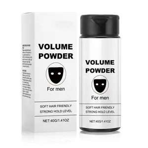 Hair Styling Powder for Men - Volumizing & Texturizing Powder with 24H Strong Hold, Matte Finish for Fine, Thin, Flat Hair, Adds Invisible Volume & Thickness, Non-Sticky Formula, 1.41 oz