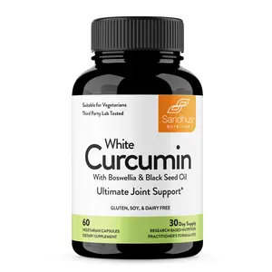 【Sandhus】White Curcumin with Boswellia and Black Seed Oil