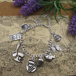 The Baking Enthusiast Charm Bracelet - Perfect for Any Baker