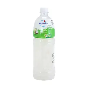 Mogu Mogu Coconut Jelly Drink 1000ml - Real Coconut Chunks & Juice - Refreshing Thai Beverage