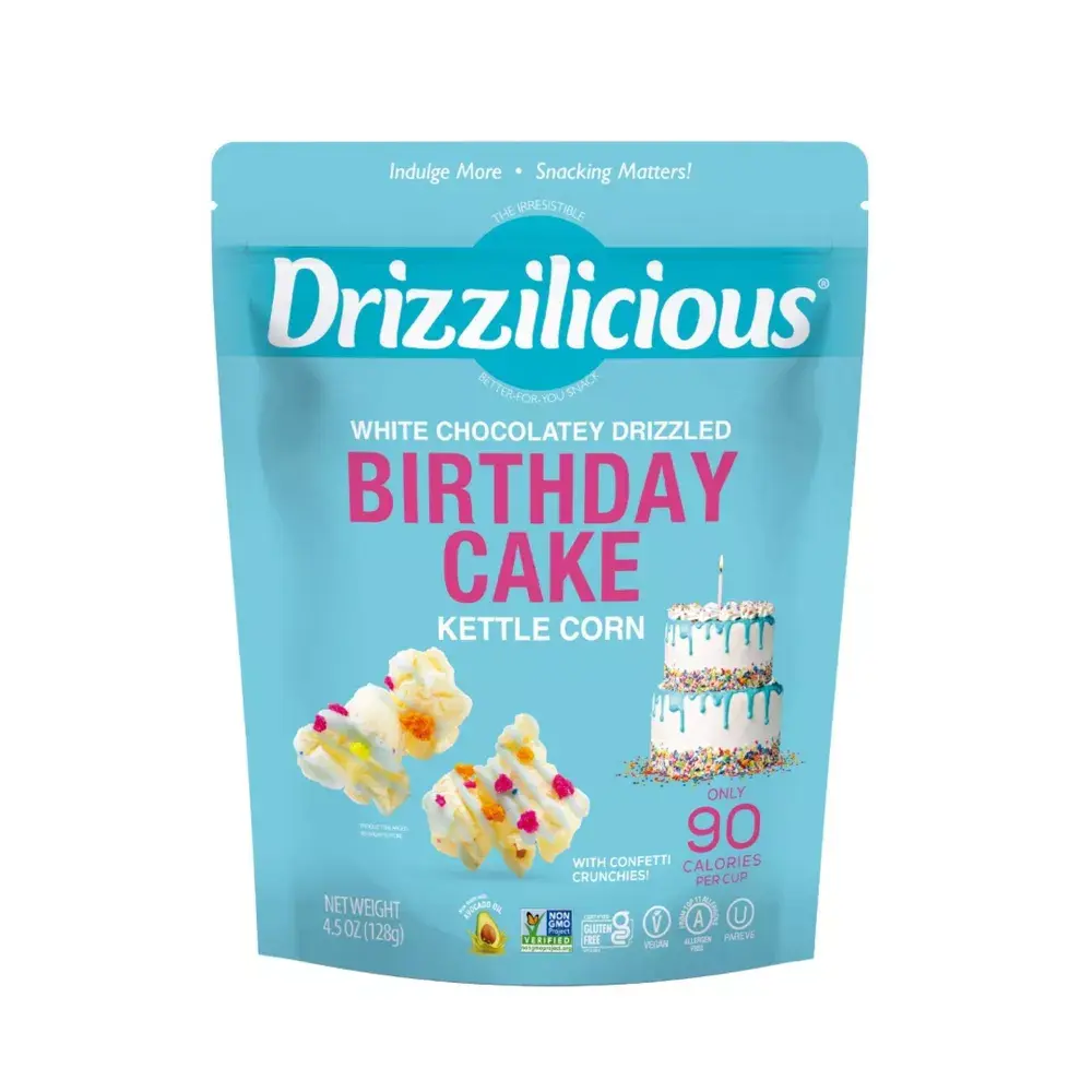Drizzilicious Popcorn Birthday Cake Drizzle Bag - 4.5oz