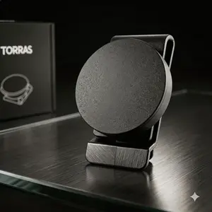 Luzeterna Magnetic Tool Holder - Strong Magnet Holster with Belt Clip, Ideal for Hammer, Screws, Nails, Pliers, Wrench, Drill Bits, Sockets & Essential Tool Belt Accessories