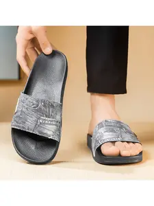 Summer thick-bottomed magic sticker sports sandals, men 's fashion wear sandals