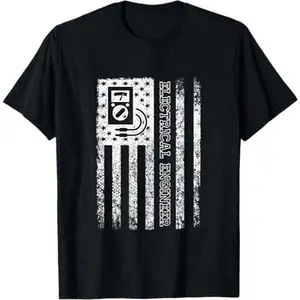 Electrical Engineer Flag Electrician Electrical Engineering T-Shirt