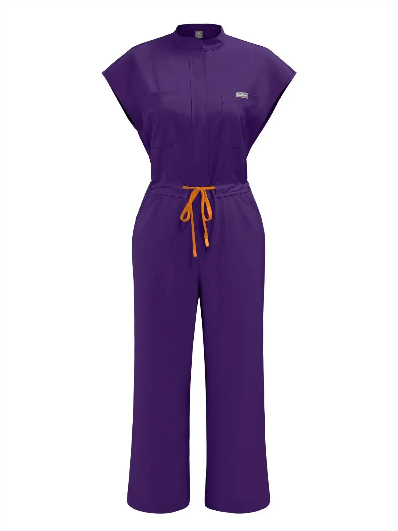 New Short Sleeve Jumpsuit Scrubs |   Wholesale Workwear Uniforms for Pet Hospital Staff, Spa Therapists, and Senior Care Professionals Who Love Modern Styl