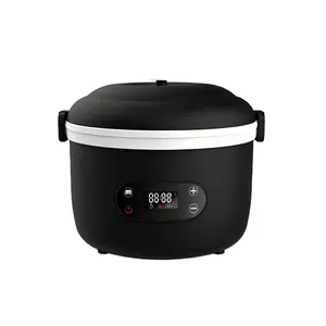 Wireless Self-Heating Lunch Box, Enjoy Hot Meals Anywhere, 1.1L Fast 5-Side Heating Food Warmer with Phone Charging, Portable with Bag & Utensils