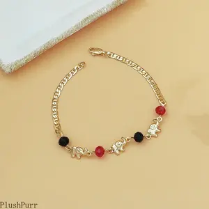 Bohemian Light Luxury Baby Elephant Beaded Bracelet for Women, Retro & Boho Style Personalized Accessory for Sports & Outdoor Premier League Fan Use, Boho Style Beaded outdoorfun