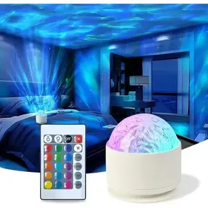 2-in-1 Northern Lights Projector, 16 Colors Aurora Night Light Projector, Remote Control Galaxy Projector, USB Rechargeable Ocean Wave Projector, Suitable for Game Room Birthday Children Teenagers Gift (Aurora and Waves): Tools and Home Improvement