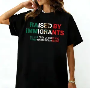 Mexican hoodie raised by immigrants, dreamer hoodie, proud daughter, Mexican cultural statement piece, fun graphics