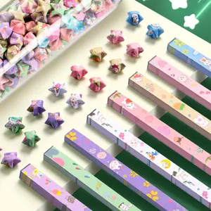 540 Sheets Printed Star Folding Paper, Rabbit, Heart, Clover, Constellation, Star, Creative Lucky Star Gift Decoration Crafts, Diy Handmade Craft, Origami Paper